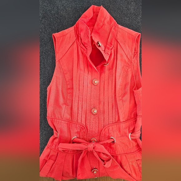 Coral cocktail dress - Picture 3 of 3